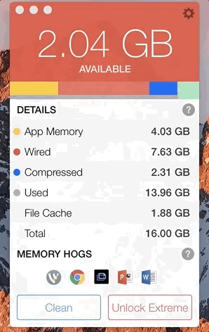 Освободете RAM на вашия Mac с Memory Clean.