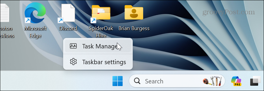 Диспечер на задачите Windows 11