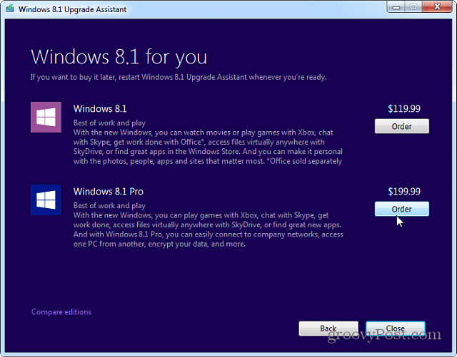 Как да надстроите Windows 7 до Windows 8.1 с помощник за надграждане