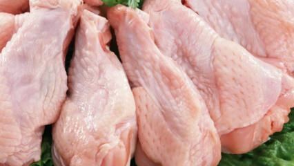 Как се съхранява пилешкото месо?