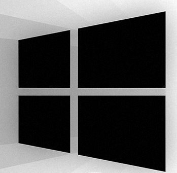 Windows 10 черен