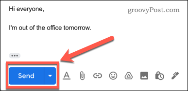 Изпращане на имейл в Gmail