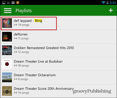 Приложение за Xbox Music Android