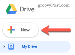 Създаване на нов документ в Google Drive