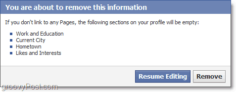 facebook ви принуждава да свържете към страниците във фейсбук