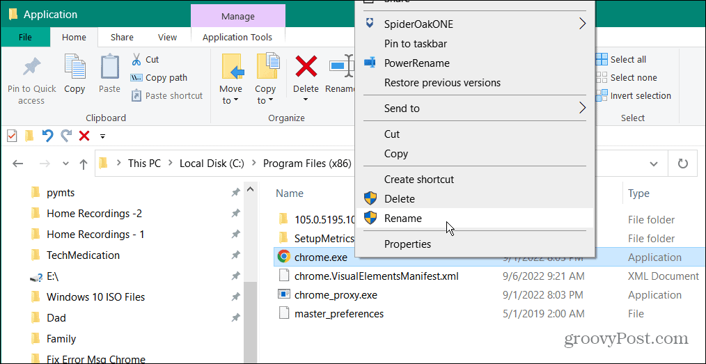 Коригирайте Status_Access_Violation в Chrome