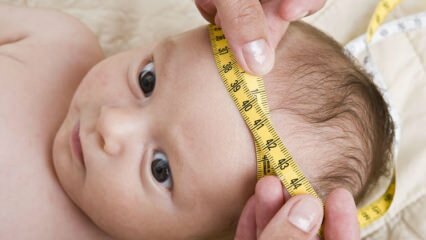 Как да се измери обиколката на главата при бебета? Как да коригираме остротата на главата при бебета?