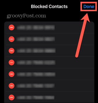 блокирани номера iphone готови