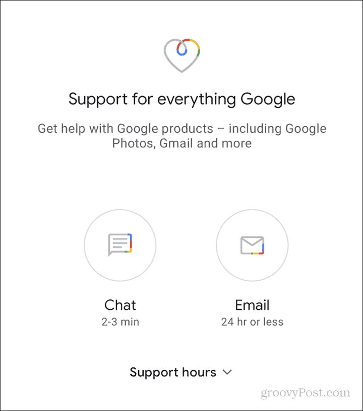 Поддръжка на Google One