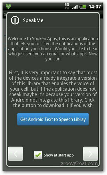 SpeakMe за библиотека с текст в реч за Android