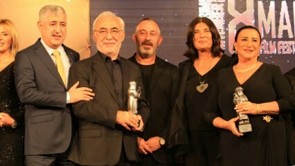 Nerener Şen получи наградата „Чест“ от ръката на Джем Йълмаз