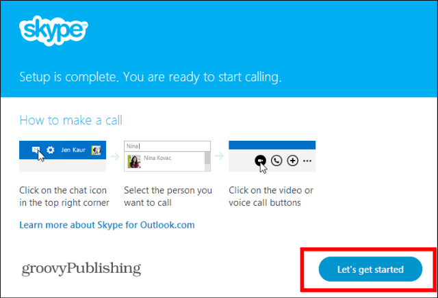 Skype HD Outlook инсталиран плъгин започнете
