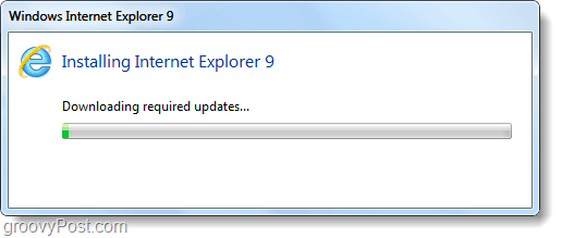 Internet Explorer 9 Beta Инсталирайте бавно, актуализации, изтегляне