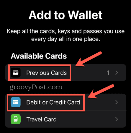 apple pay добавете предишна карта или нова дебитна или кредитна карта