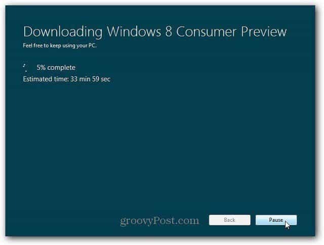 Инсталиране на Windows 8 надстройка в мрежата