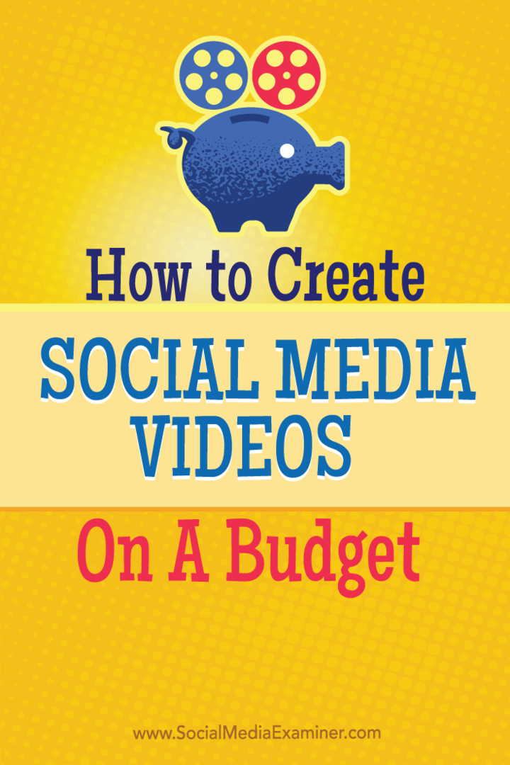 видеоклипове в социалните медии с ограничен бюджет