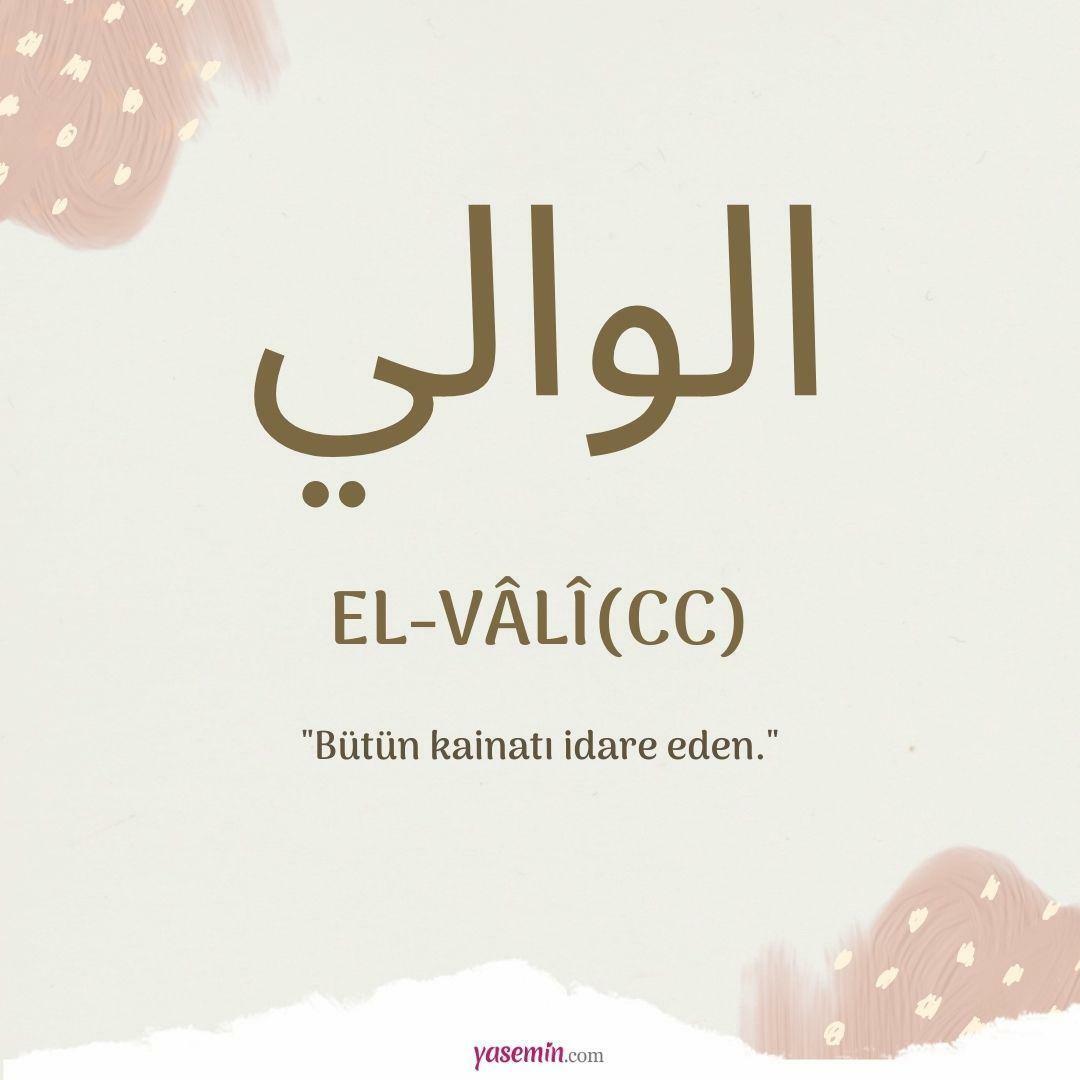 Какво означава ал-Вали (c.c)?