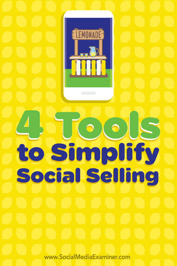 четири инструмента за опростяване на социалните продажби