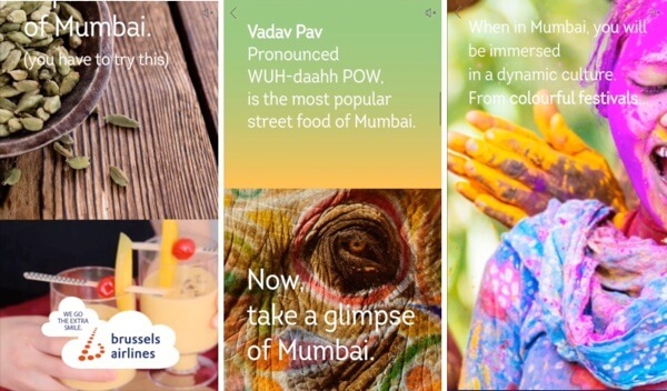 facebook мобилна платна реклама от Брюксел авиокомпании Мумбай