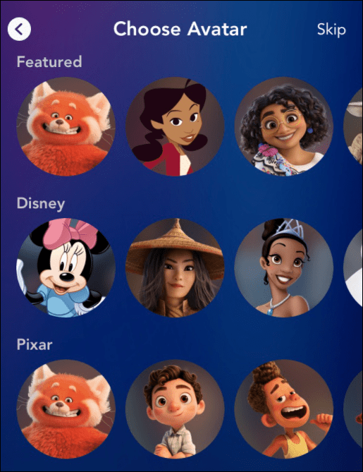 Аватар на Disney актуализира своя родителски контрол на disney plus