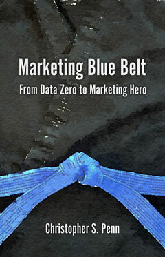 маркетинг обложка на книга със син колан