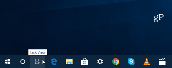 Икона на времевата линия Windows 10