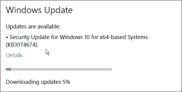 Windows 10 получава поредната актуална корекция (KB3074674)
