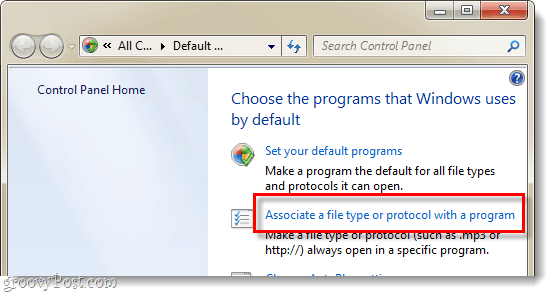 Свържете тип файл с програма