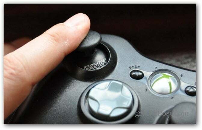 Промяна на аналогови чертежи на Xbox 360 контролер Промяна