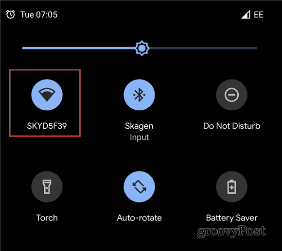 Android 10 споделят WiFi QR код