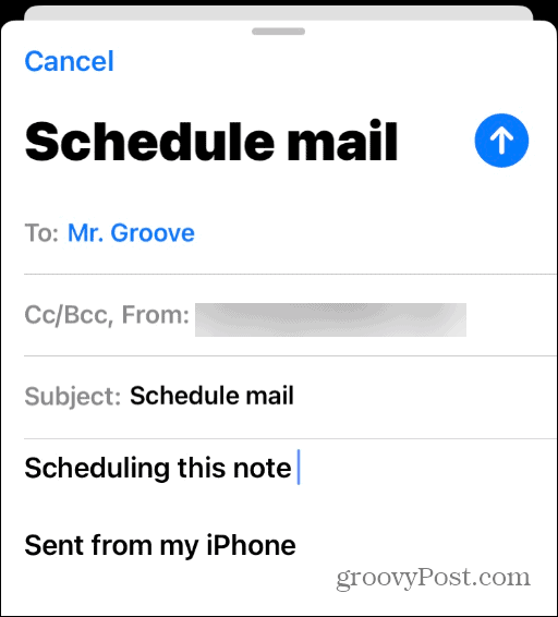 Планирайте имейли на iPhone