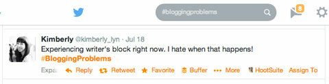#bloggingproblems туитове