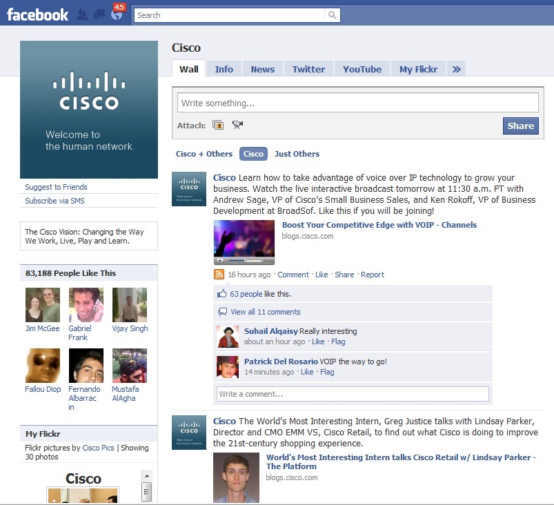 Стартирането на социални медии спестява на Cisco над 100 000 долара