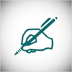 Това е илюстрирана илюстрация на ръчно писане с молив. Сет Годин практикува ежедневно писане в своя блог.