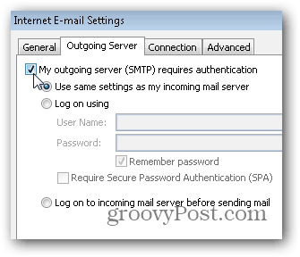 Настройки за IMAP на Outlook 2010 SMTP POP3 - 06