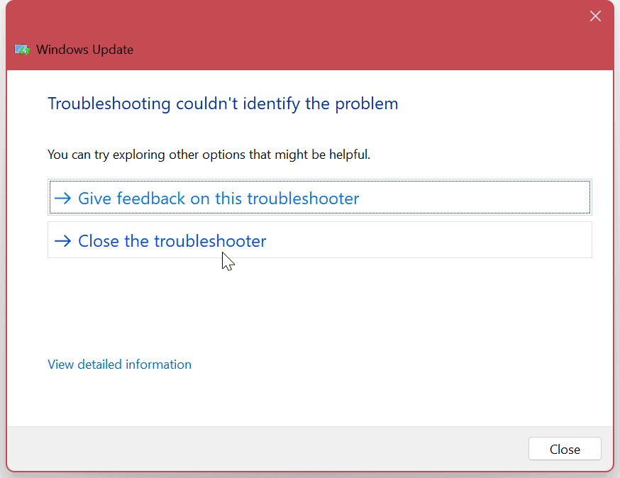 Няма достатъчно дисково пространство за Windows Update 