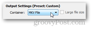 mkv формат mp4 формат изберете резултати от качеството на ръчната спирачка