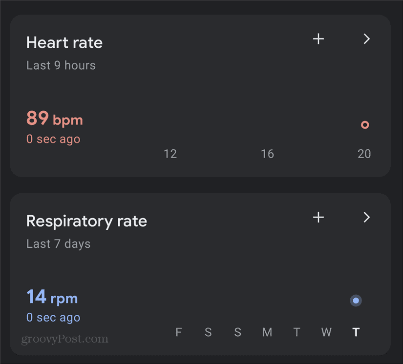 Табло за управление на сърдечната честота на Google Pixel Heart