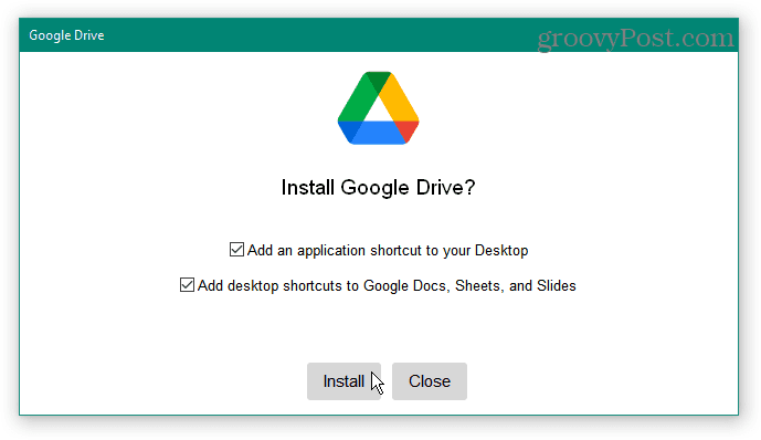 инсталирайте Google Drive