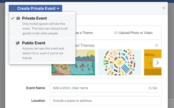 Събитията във Facebook дават на вашия бизнес начин да включите фенове, последователи и клиенти в уебинар, пускане на продукт, тържествено откриване или други тържества.