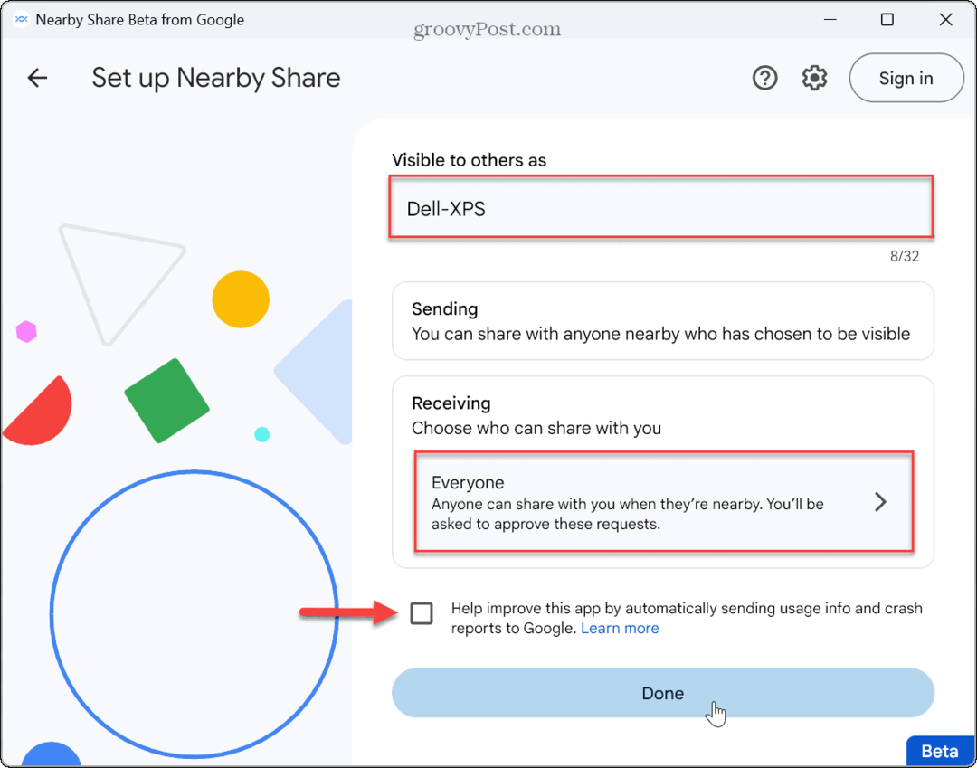Как да използвате Google Nearby Share на Windows 11
