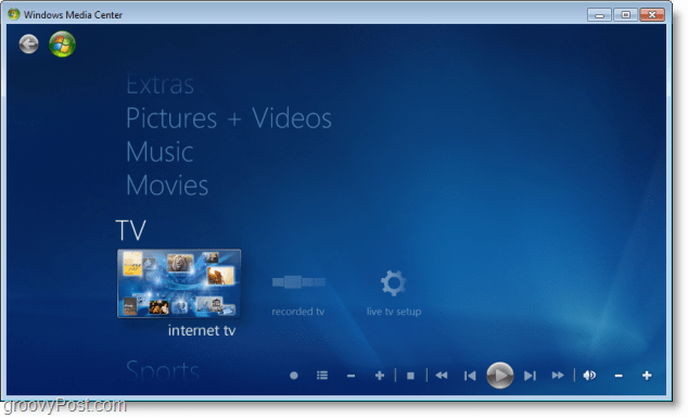 Windows 7 Media Center - интернет телевизия вече работи!