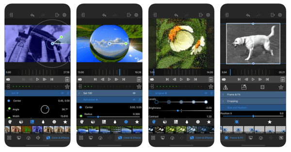 LumaFX е приложение за редактиране на видео.