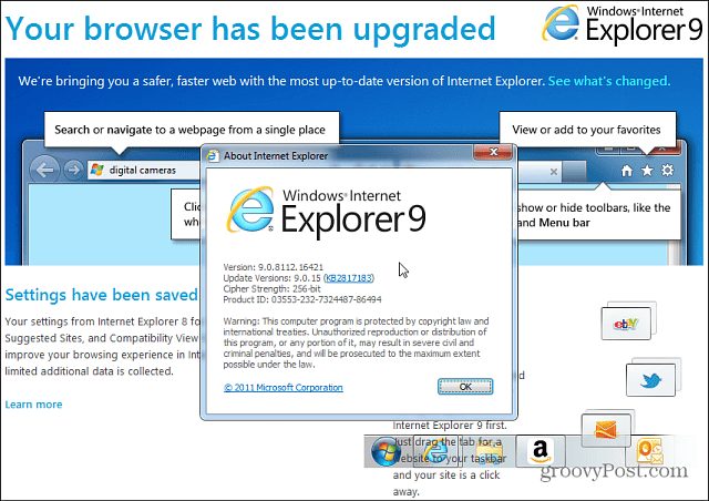 Как да деинсталирате Internet Explorer 11 Preview от Windows 7