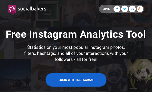 Влезте с Instagram, за да получите достъп до безплатния отчет на Socialbakers.