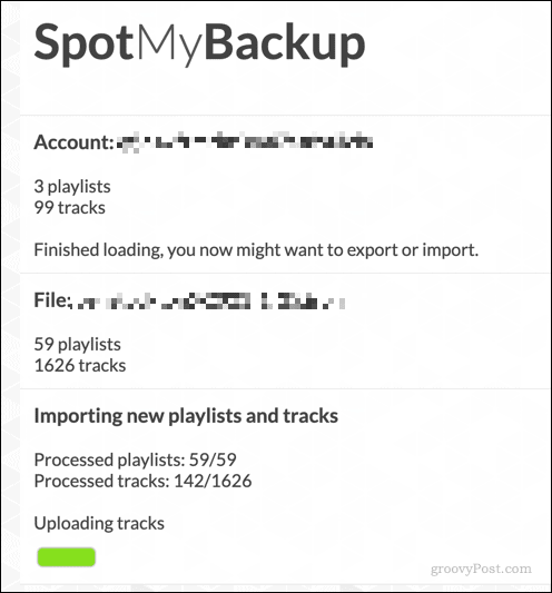 Прехвърляне на плейлисти в Spotify с помощта на SpotMyBackup