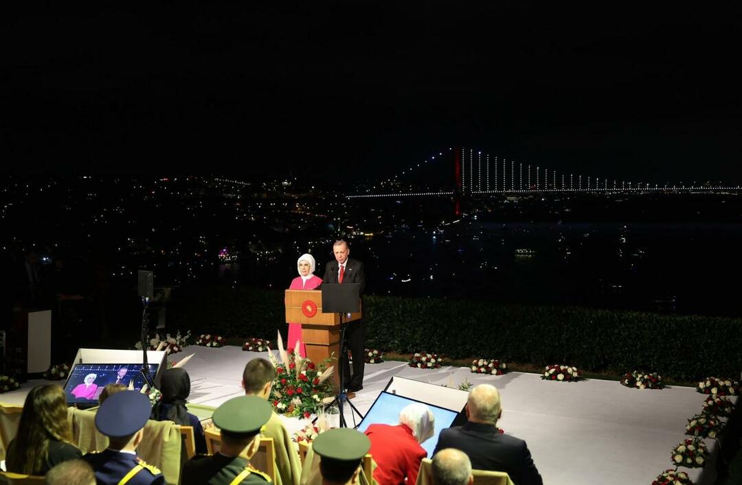 Реджеп Тайип Ердоган и Емине Ердоган 100. годишни събития