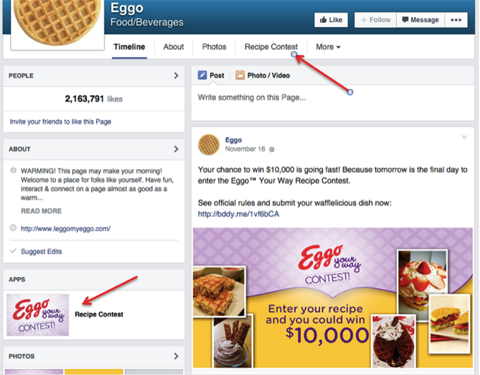 eggo facebook конкурс