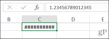Цифрови символи в Excel