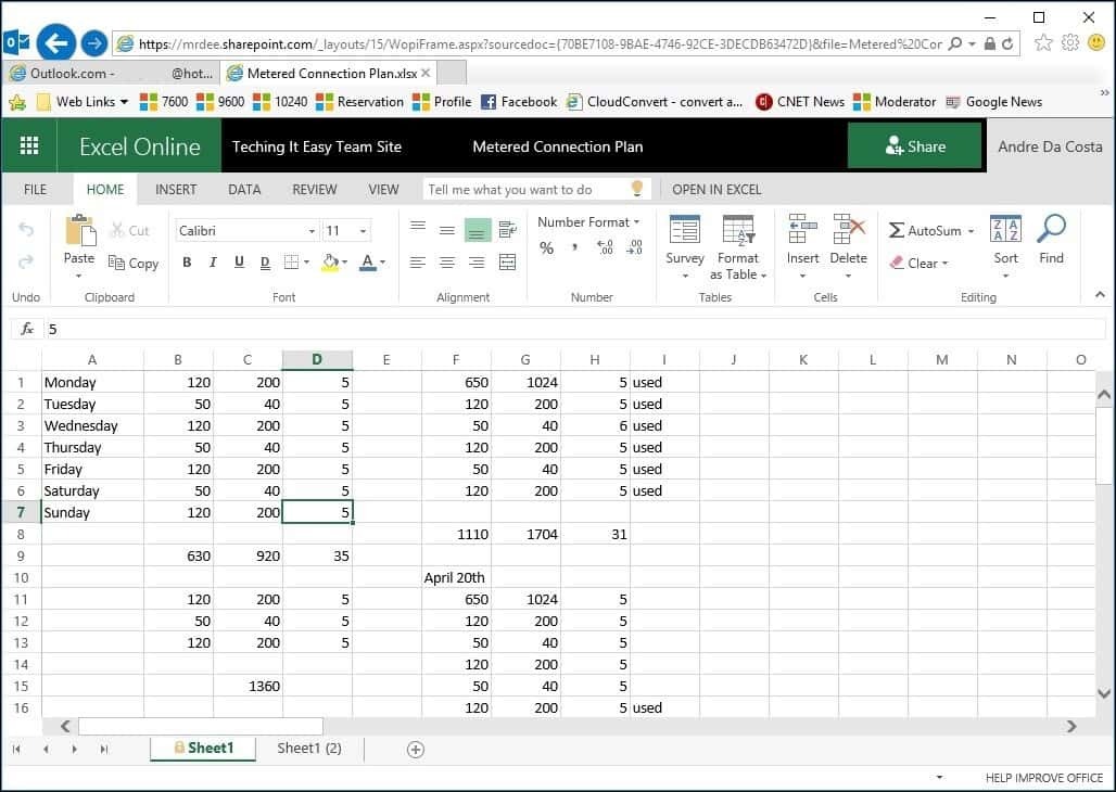Режим само за четене в Excel SharePoint